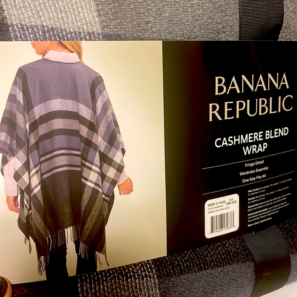 Cashmere blend wrap